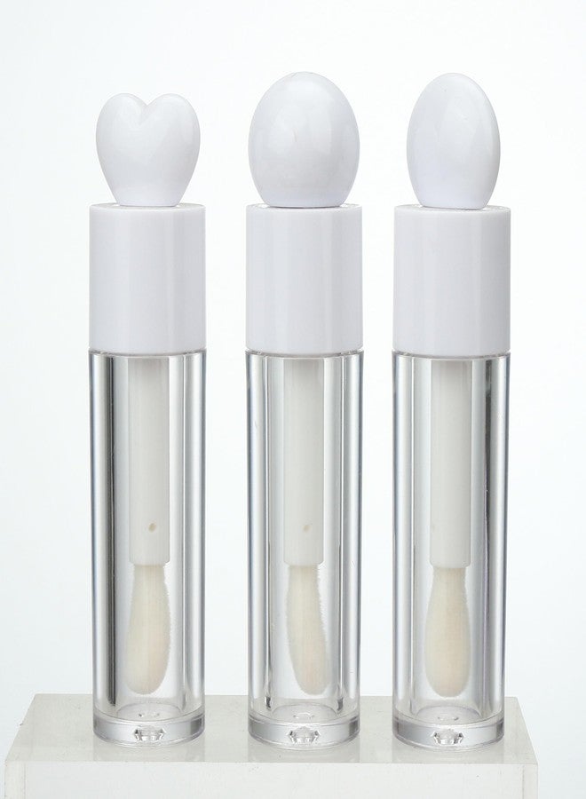 كوسيديا مجموعة كوسيديا من 16 قطعة، 6 مل (0.2 أونصة)، أنبوب ملمع شفاه أبيض فارغ كبير الحجم مزود بفرشاة تطبيق على شكل قدم الغزال وعصا. - Image 4